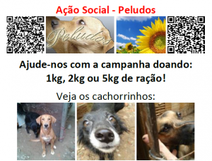 Ação Social - Pedido de doação de Ração